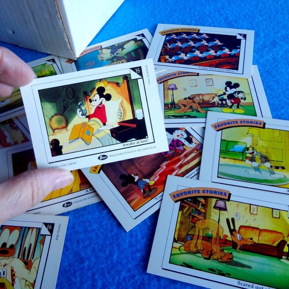 Vintage 1991 DISNEY / IMPEL CARDS ~ COMPLETE MINT SET - 209 Total